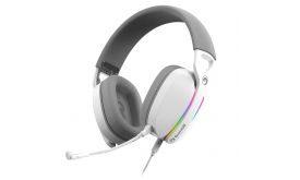 MARVO Pulz 70S vezetékes fejhallgató - fehér - RGB világítás (HG9086 WH)